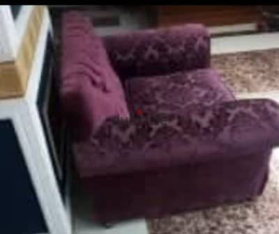 أنتريه  عمولة ٣ قطع كنبتين وكرسى بحالة جيدة فقط ب٣٥٠٠ جنيه