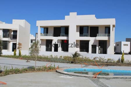 Villa for sale next to Dunes, opposite Beverly Hills, on Waslet  Dahshur Road in Lake West, and next to Sodic The Estates