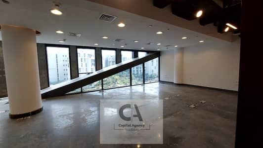 Office space for rent, 141 sq m, in EDNC, near the American University - finished with air conditioning - Fifth Settlement