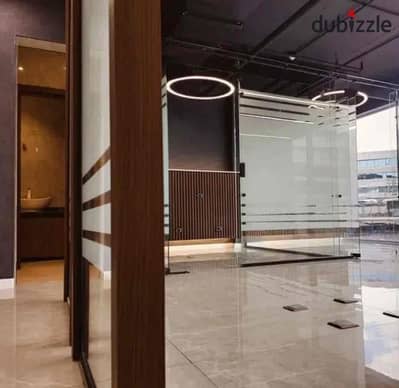 Office For Rent in the polygon - beverly hills - elsheikh zayed city 260sqm fully finishedd