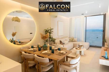 شاليه فندقى sea view مباشره للبيع فى قلب العلمين الجديده ( استلام فورى ) متشطب بالتكييفات والفرش والاجهزه بجوار قريه مارينا