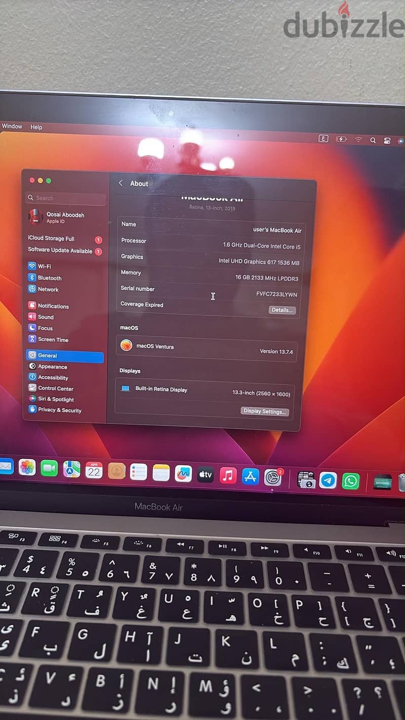 Macbook air 2019 2