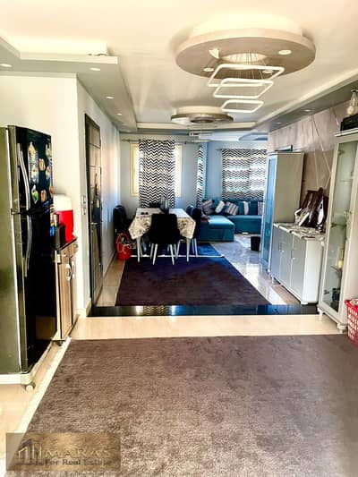 Apartment for Sale in Street 104 Maadi 9th Floor Elevator 3 Bedrooms 2 Bathrooms Nile View Double Face Super Lux