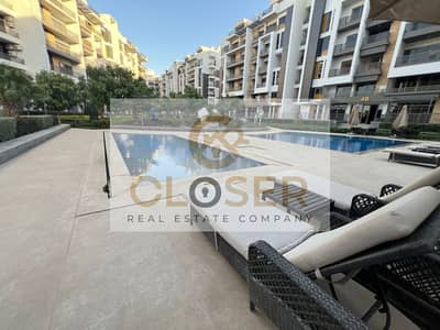 شقة للبيع بالتقسيط حتي 10 سنين دقايق من هايد بارك Hyde Park التجمع الخامس 5th Settlement - ذا ايكون The Icon Residence