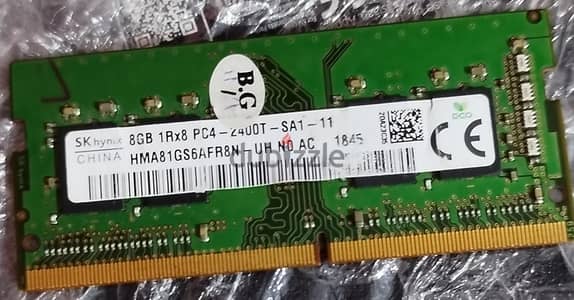 رام لاب توب 8 gb pc4