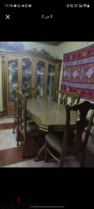نيش وسفرة خشب زان