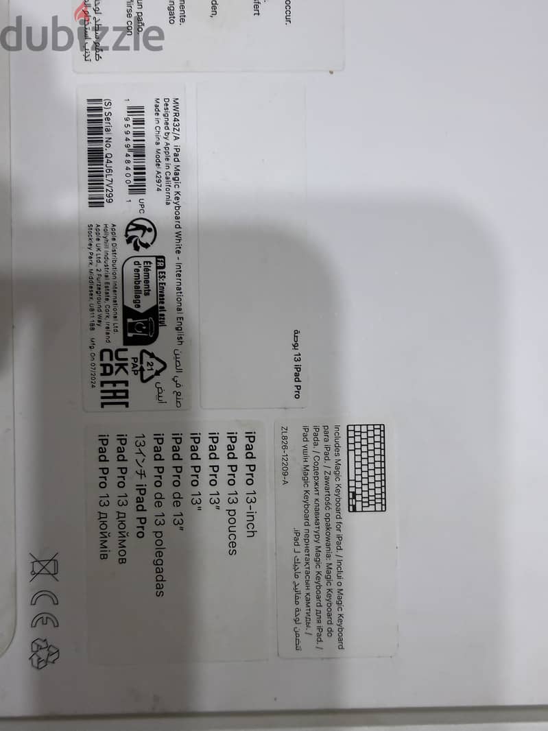 ipad pro m4 13" keybord 4