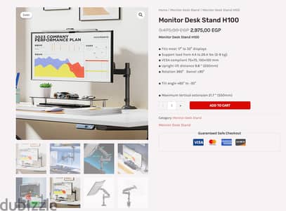 Monitor Desk Stand H100