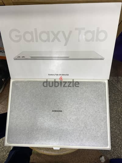Galaxy Tab S9 Ultra 5G 256/12G Silver جديد