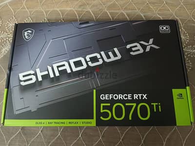 MSI GeForce RTX 5070 Ti SHADOW 3X OC – 16GB GDDR7 - Sealed