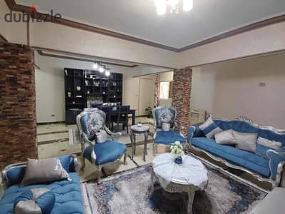 Apartment for rent furnished in New Maadi, next to Jabko Petroleum Company