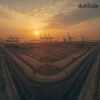 أرض دوائي ناصية ٥٠٥٧م بسيدك السخنة | موافقة هيئة الدواء EDA ورخص كاملة | أمام DP World والميناء مباشرة | جاهزة فوراً Industrial Land For Sale