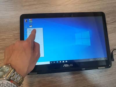 لاب توب تاتش وتاب  كمبيوتر  ٢×١  يعمل بحاله ممتازة