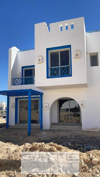 Prime Location | Resale Twin House   on the Largest Lagoon in Crete – Mountain View Ras El Hekma north coast