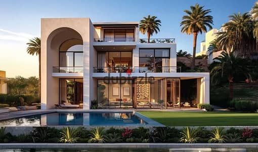 Fully finished villa for sale with a Nile view by Mountain View, Sheikh Zayed – Jirian