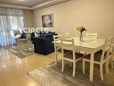 Fully Finished 140m Ground Apartment With 115m Garden For Rent In Cairo Festival City New Cairo Near AUC