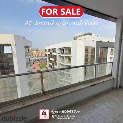 Apartment for sale in Grand View Smouha –132 m² – club view – fully finished