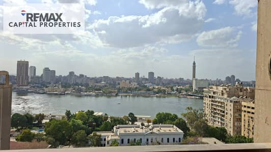 للبيع شقه دوبليكس 450م جاردن سيتي، فيو النيل