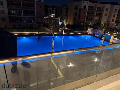 Brand new apartment for rent, 225 sq m, in Promenade View Compound, directly overlooking the swimming pool, New Cairo