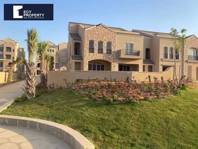 تاون هاوس متشطب بالكامل للبيع في جرين سكوير - مدينة المستقبل , موقع مميز على مساحات خضراء