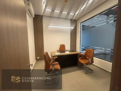 Finished Office at Chillout Boulevard 150m for Rent -New Cairo