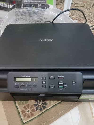 طابعة brother DCP-J100 inkbenift بحالة ممتازة