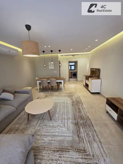 شقة مفروشة  130م للإيجار في كمبوند فيفت سكوير مراسم مون ريزيدنس Marasem Fifth Square Moon Residence – جاهزة للسكن بسعر مميز