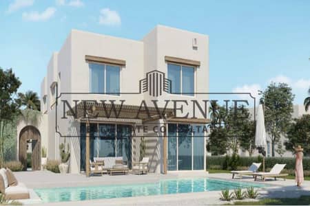 ريسيل شاليه موقع مميز علي اللاجون مباشرة بتكملة اقساط في هاسيندا واترز الساحل الشمالي Hacienda Waters North Coast