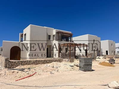 شاليه  أرضي 107متر و حديقة 60متر في هاسيندا ويست Hacienda West غرفتان نوم متشطب بالكامل بمقدم و أقساط