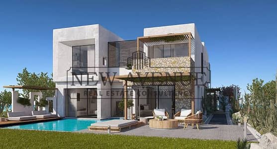 تاون هاوس كورنر استلام ٢٠٢٧ موقع متميز جدا يطل علي مسطحات مائية للبيع بمقدم واقساط في مصيف الساحل الشمالي Masyaf North Coast