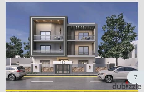 205 sqm ground floor apartment with 120 sqm garden in Al-Shorouk Villas District