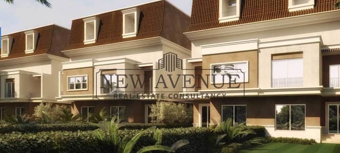 Corner Z villa with greenery view ready to move with the biggest land area and lowest price in Sarai witj installments