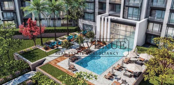 للبيع شقة  متشطبة في إيريس سوان ليك ريزيدنس نيو كايرو مقدم اقساط علي ٤ سنين in iris swan lake residence new Cairo