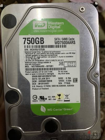 750gb + 500gb