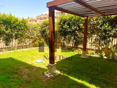  شقة أرضي بجاردن للإيجار في Maadi View – الشروق | مفروشة بالكامل