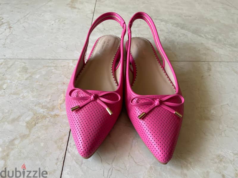 Pink Slingback Flats – Size 37 / US 6.5 1