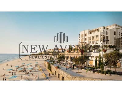 apartment with very prime location sea view fully finished - modon ras el hekma North coast