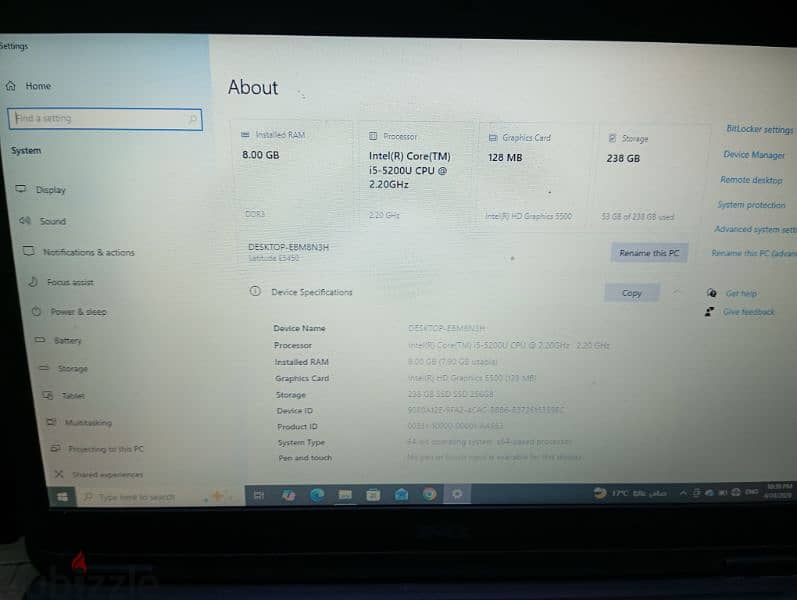 laptop dell e5450 3