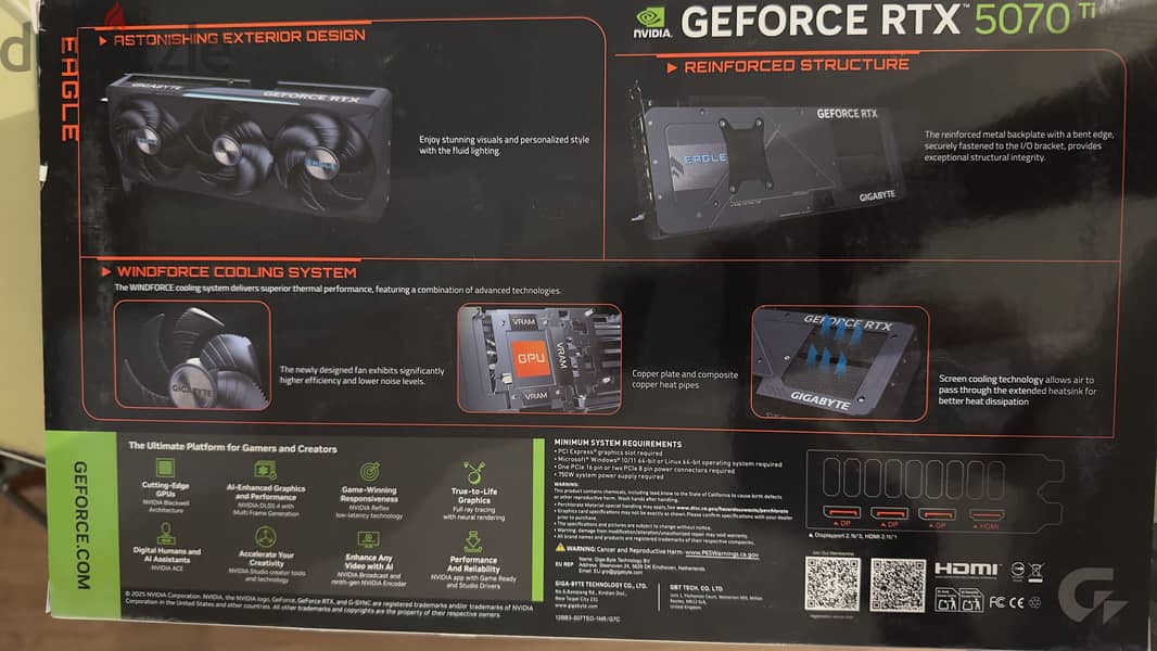 Gigabyte Geforce RTX 5070 Ti Eagle OC 16GB 1