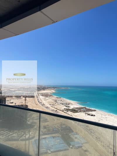 اخر شقه vip للبيع استلام فوري جاهزه علي الفرش  ڤيو مفتوح علي البحر