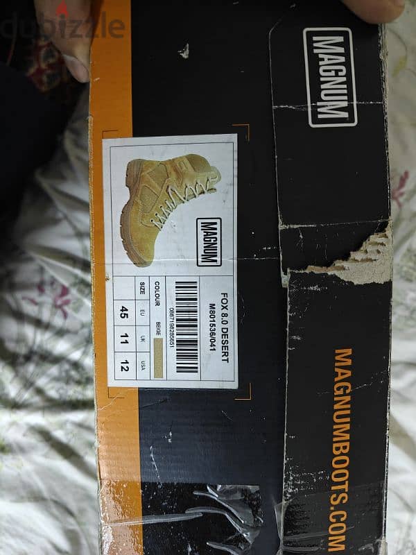 Magnum Fox 8.0 Desert Waterproof boot 6