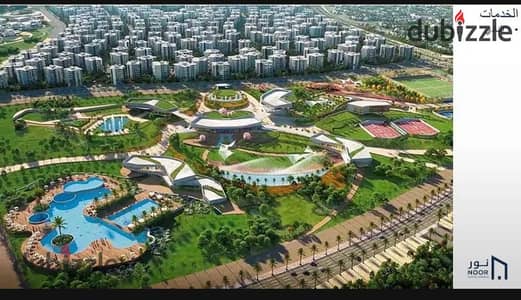 البيع في مدينة نور طلعت مصطفي العاصمة الادارية الجديده  ب مساحه 81متر وجاردن كبير ب اقل اوفر برايس كاملة التشطيب