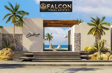 Two-room chalet SEA VIEW for sale, hotel finishing, in the heart of Sidi Abdel Rahman, North Coast, next to La Vista Bay village, in installments over