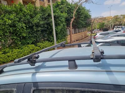 عدد 2 عوارض تحميل سقف سياره بحاله ممتازه