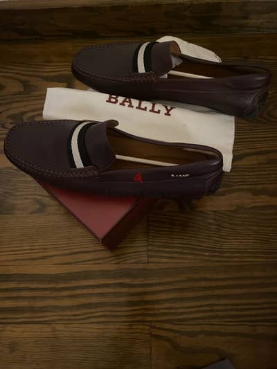New Bally leather loafers