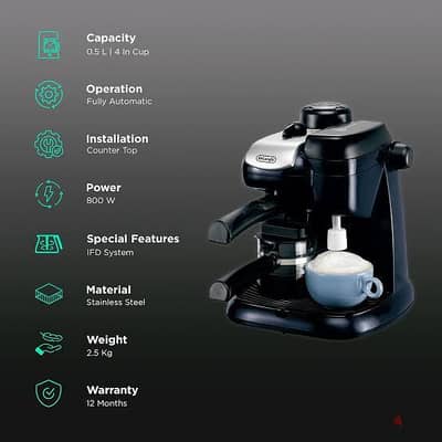 delonghi coffee machine as new