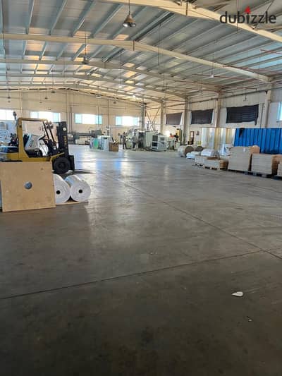 Factory For Sale 5335 Sqm 10th Ramadan | 500KW Heavy Power | 2 Steel Hangars & Offices | Ready To Operate | Fully Licensed Asset