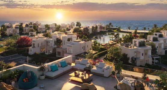 Fully finished townhouse overlooking the lagoon for sale on installments in Ras El Hekma