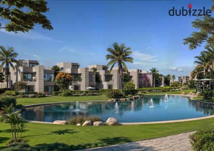 Townhouse in a prime location overlooking landscaped areas for sale in 6th of October City,