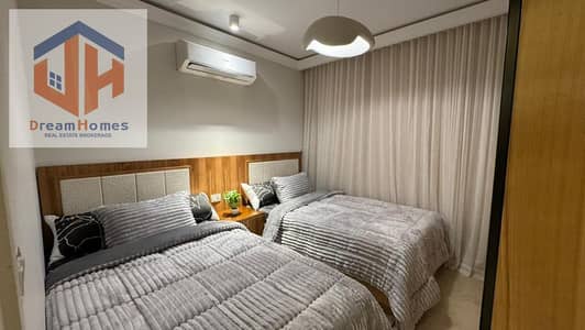 Furnished apartment for rent, facing services, first occupancy, private finishing